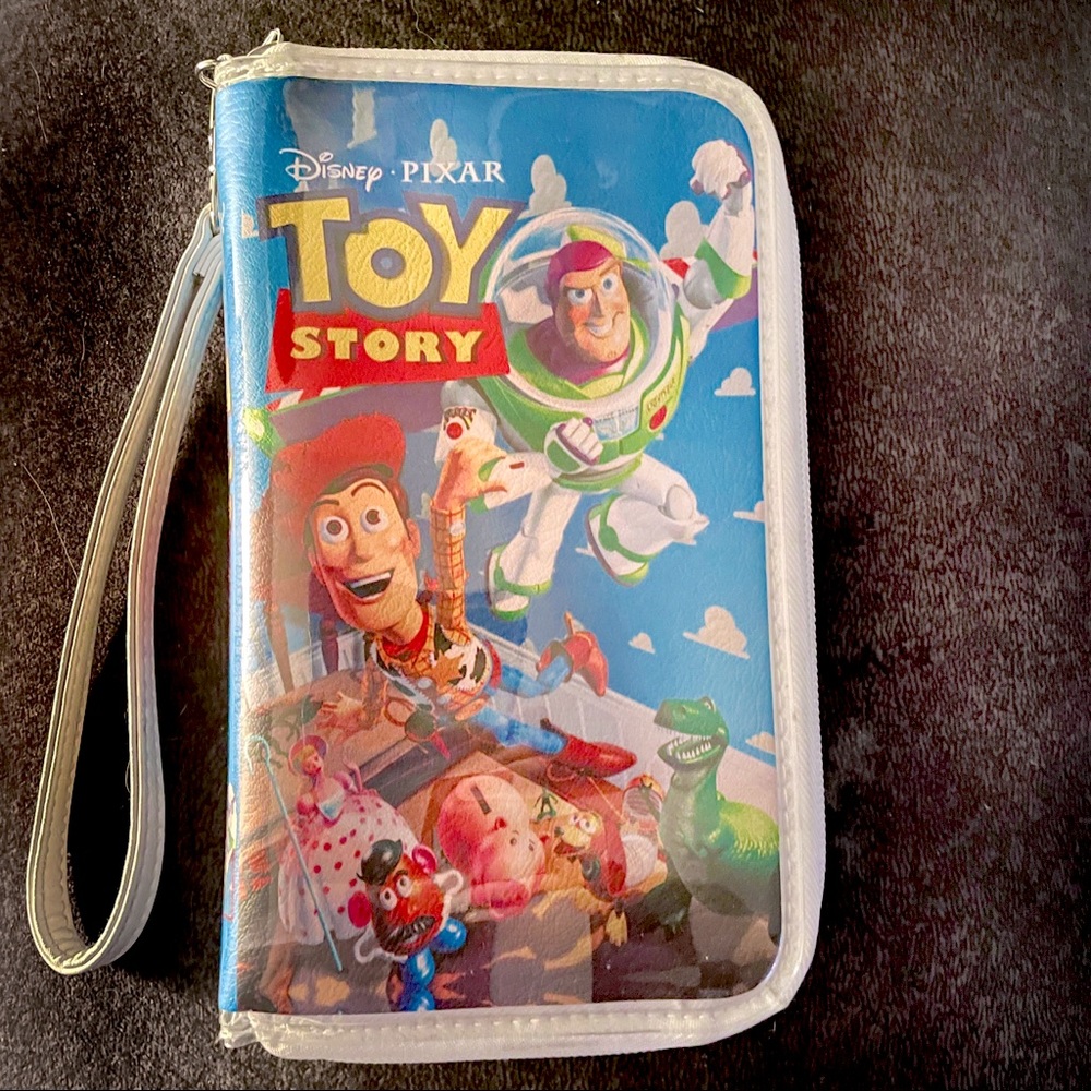 New never used Disney VHS Toy Story wristlet